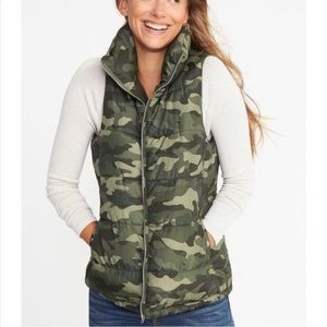 Camo Puffer Vest